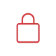 lock icon red line