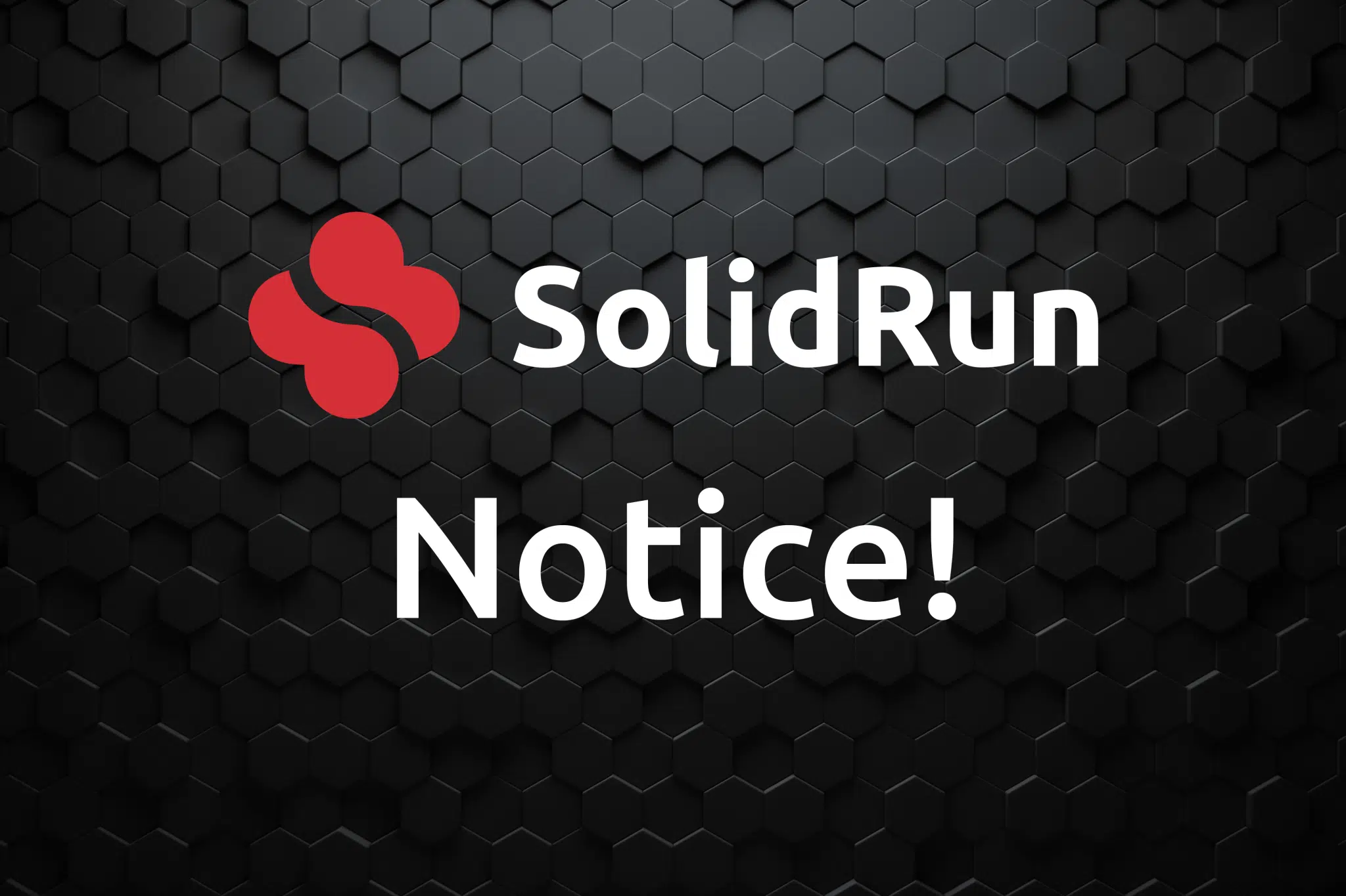 SolidRun Notice