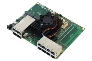 ClearFog LX2162A with fan and Heatsink sideways