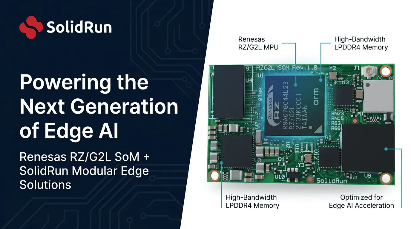 Renesas SoMs Edge AI 3 Renesas SoMs Edge AI RZG2L