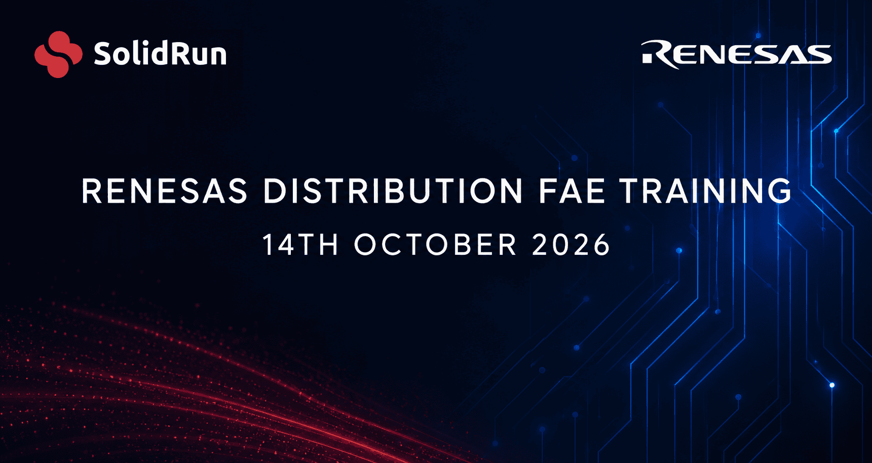 Renesas DFAE Training 2026